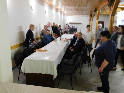 Výročná členská schôdza JDS v Čechynciach - A helyi nyugdíjasklub tagsági gyűlése