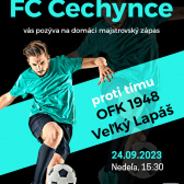 Oznam - FC Čechynce - hirdetése